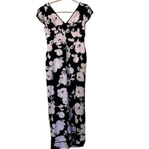 Elevenses by Anthropology Shrub Rose jumpsuit